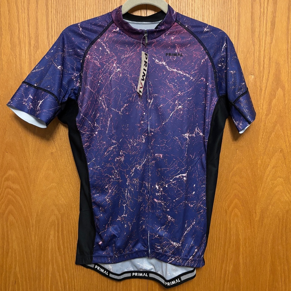 Primal Women's Marble Cycling Jersey - Purple and Black